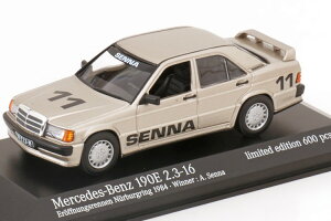 ~j`vX 1/43 ZfXExc 190E 2.3-16 J 1984 Senna 600Minichamps 1:43 Mercedes 190E 2.3-16 Opening Race 1984 Senna Limited Edition 600 pcs