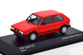ミニチャンプス 1/43 フォルクスワーゲン ゴルフ 1 GTI 1983 レッド 500台限定 Minichamps 1:43 VW Golf 1 GTI 1983 red Limited Edition 500 pcs
