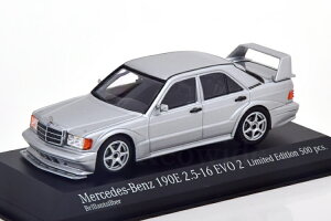 ~j`vX 1/43 ZfXExc 190E 2.5-16 Evo2 1990 Vo[ 500 Minichamps 1:43 Mercedes 190E 2.5-16 Evo2 1990 silver Limited Edition 500 pcs