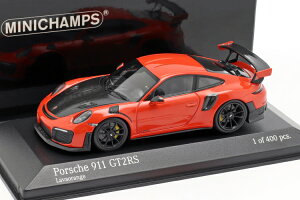 �~�j�`�����v�X 1/43 �|���V�F 911 991 II GT2 RS 2018 �I�����W Porsche lava orange
