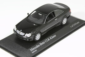 ＜中古品＞ミニチャンプス 1/43 メルセデスベンツ CLK クーペ 2002 ブラック Minichamps Mercedes-Benz CLK Coupe