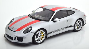 ~j`vX 1/12 |VF 911(991) R 2016 Vo[/bh Minichamps 1:12 Porsche 911 (991) R 2016 silver red