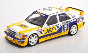 �~�j�`�����v�X 1/18 �����Z�f�X 190E 2.5-16 EVO 1 #5 DTM 1989 ���C�^�[ �C�G���[/�z���C�g/�u���[ 354����� Minichamps 1:18 Mercedes 190 E 2.5-16 Evo 1 No 5 DTM 1989 Reuter yellow white blue Limited Edition 354 pcs
