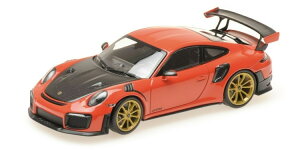 �~�j�`�����v�X 1/43 �|���V�F 911 991-2 GT2 RS �N�[�y 2018 ���o�I�����W/�u���b�N Minichamps 1:43 Porsche 911 991-2 GT2 RS COUPE 2018 LAVA ORAN BLACK