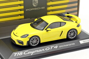~j`vX 1/43 |VF 718 PC} GT4 XyNgGfBV 2020 CG[ Minichamps 1:43 Porsche 718 Cayman GT4 Spectrum Edition 2020 yellow