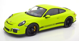 ミニチャンプス 1/12 ポルシェ 911(991) R 2016 ライトグリーン/ブラック Minichamps 1:12 Porsche 911 (991) R 2016 lightgreen black