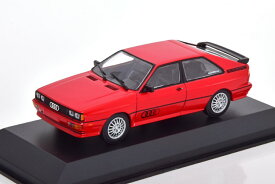 ミニチャンプス 1/43 アウディ クワトロ 1980 レッド マキシチャンプスコレクション Minichamps 1:43 Audi Quattro 1980 red Maxichamps Collection