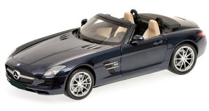 ~j`vX 1/18 ZfXxc SLS AMG [hX^[ 2011 u[^bNMinichamps 1:18 Mercedes-Benz SLS AMG Roadster 2011 Blue Metallic