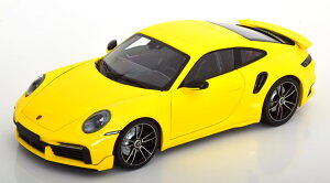 ~j`vX 1/18 |VF 911 (992) ^[{ S X|[c fUC 2021 CG[ JMinichamps 1:18 Porsche 911 (992) Turbo S Sport Design 2021 yellow