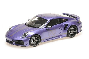 ~j`vX 1/18 |VF 911 992 ^[{S N[y 2021 p[v^bNMinichamps 1:18 Porsche 911 (992) Turbo S Coupe 2021 purple-metallic