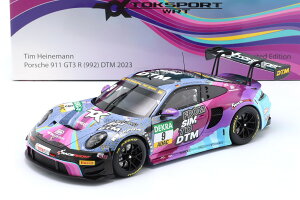 ~j`vX 1/18 |VF 911/992 GT3 R #9 hCcc[OJ[I茠 2023 gNX|[gWRT eB nCl} 560Minichamps 1:18 Porsche 911/992 GT3 R #9 DTM 2023 Toksport WRT Tim Heinemann Limitation 560 pc