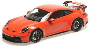 ~j`vX 1/18 |VF 911 992 GT3 N[y 2021 IW/ubNzC[Minichamps 1:18 Porsche 911 992 GT3 COUPE 2021 ORANGE BLACK WHEELS