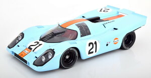 ~j`vX 1/12 |VF 917K #21 E} 24  1970 Gulf Rodriguez/Kinnunen 200 Minichamps 1:12 Porsche 917K No 21 24h Le Mans 1970 Gulf Rodriguez/Kinnunen Limited Edition 200 pcs