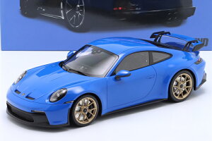 ~j`vX 1/18 |VF 911 (992) GT3 2021 u[/S[f 204Minichamps 1:18 Porsche 911 (992) GT3 2021 shark blue / golden rims Limitation 204 pcs.