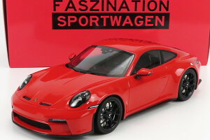 ~j`vX 1/18 |VF 911 (992) GT3 c[O 2022 bh/ubN 204Minichamps 1:18 Porsche 911 (992) GT3 Touring 2022 guards red / black rims Limitation 204 pcs.