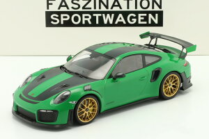 ~j`vX 1/18 |VF 911 (991/2) GT2 RS @CTbn pbP[W 2018 @Cp[O[ S[h 300 Minichamps 1:18 Porsche 911 (991/2) GT2 RS Weissach Paket 2018 viper green / golden rims Limited 