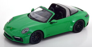 ~j`vX 1/18 |VF 911 (992) ^K 4 GTS 2021 O[Minichamps 1:18 Porsche 911 (992) Targa 4 GTS 2021 green