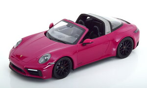 �~�j�`�����v�X 1/18 �|���V�F 911 (992) �^���K 4 GTS 2021 �p�[�v�����b�hMinichamps 1:18 Porsche 911 (992) Targa 4 GTS 2021 Purple-red