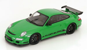 ~j`vX 1/18 |VF 911/997 GT3 RS 2007 O[/ubNMinichamps 1:18 Porsche 911/997 GT3 RS 2007 green/black