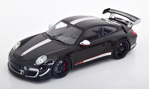 �~�j�`�����v�X 1/18 �|���V�F 911 (997) GT3 RS 4.0 2011 �u���b�N/�V���o�[/���b�hMINICHAMPS 1:18 PORSCHE 911 (997) GT3 RS 4.0 2011 black silver red