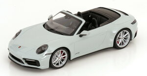 ~j`vX 1/18 |VF 911/992 J 4 GTS Ro[`u 2020 CgO[Minichamps 1:18 Porsche 911/992 Carrera 4 GTS Convertible 2020 light grey