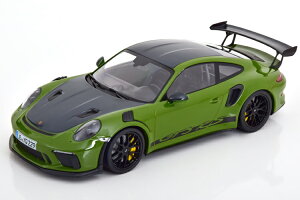 ~j`vX 1/18 |VF 911 (991) GT3 RS @CUbn pbP[W 2019 O[ O[ 222Minichamps 1:18 Porsche 911 (991) GT3 RS Weissach Package 2019 green grey Limited Edition 222 pcs