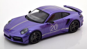 ~j`vX 1/18 |VF 911 (992) ^[{ S X|[c fUC pbP[W 2021 p[v ^bN 504Minichamps 1:18 Porsche 911 (992) Turbo S with Sport Design Package 2021 purple-metallic Limited Edition 5