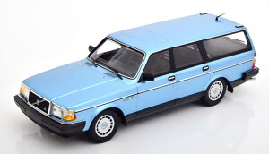 �~�j�`�����v�X 1/18 �{���{ 240 GL �u���C�N 1986 ���C�g�u���[���^���b�N 432�����Minichamps 1:18 Volvo 240 GL Break 1986 lightblue-metallic Limited Edition 432 pcs