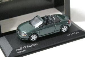 ~j`vX 1/43 AEfB TT [hX^[ XebyOXO[Minichamps 1:43 Audi TT Roadster Steppengrass green