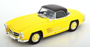 ~j`vX 1/18 ZfX 300 SL [hX^[ O\ȃn[hgbvt 1957 CG[/ubN JMinichamps 1:18 Mercedes 300 SL Roadster with removable Hardtop 1957 yellow black