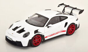 mu 1/18 |VF 911 (992) GT3 RS 2022 zCg/bh JNorev 1:18 Porsche 911 (992) GT3 RS 2022 white red