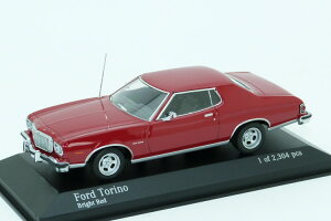 �~�j�`�����v�X 1/43 �t�H�[�h �g���m 1976 ���b�hMinichamps 1:43 Ford Torino 1976 Red