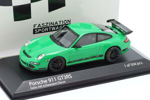 ~j`vX 1/43 |VF 911 (997.1) GT3 RS 2006 O[/ubN 504Minichamps 1:43 Porsche 911 (997.1) GT3 RS year 2006 green with black decor limitation 504 pcs