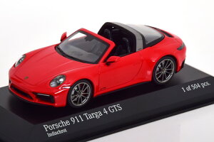 ~j`vX 1/43 |VF 911 992 ^K 4 GTS 2022 bhMinichamps 1:43 Porsche 911 992 Targa 4 GTS 2022 RED