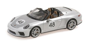 ~j`vX 1/43 |VF 911 991 Xs[hX^[ #48 we[WfUC 2019 GTVo[Minichamps 1:43 Porsche 911 991 SPEEDSTER CABRIOLET N 48 HERITAGE DESIGN PACKAGE 2019 SILVER