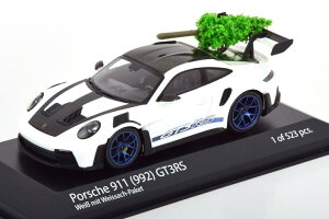 ~j`vX 1/43 |VF 911 (992) GT3 RS @CUbn pbP[W 2023 zCg NX}XGfBV 523Minichamps 1:43 Porsche 911 (992) GT3 RS with Weissach Package 2023 white Christmas Edition Limited 