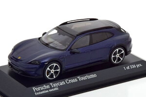 ~j`vX 1/43 |VF ^CJ NX c[Y 2022 u[^bN 336Minichamps 1:43 Porsche Taycan Cross Tourismo 2022 bluemetallic Limited Edition 336 pcs