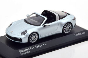 ~j`vX 1/43 |VF 911 992 ^K 4S 2020 Vo[ 624 Minichamps 1:43 Porsche 911 (992) Targa 4S 2020 silver Limited Edition 624 pcs