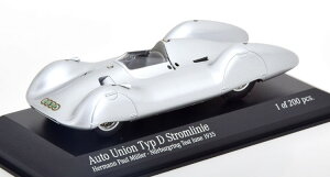 �~�j�`�����v�X 1/43 �A�E�g�E�j�I�� Typ D Stromlinie �e�X�g �j�����u���N�����N 1935 Muller 200�����Minichamps 1:43 Auto Union Typ D Stromlinie Test Nuerburgring 1935 Muller Limited Edition 200 pcs