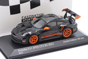 ~j`vX 1/43 |VF 911 (992) GT3 RS @CUbn pbP[W 2023 ubN/ IW 300Minichamps 1:43 Porsche 911 (992) GT3 RS Weissach package 2023 black / orange Limited Edition 300 pcs