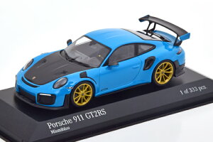 ~j`vX 1/43 |VF 911 (991/2) GT2 RS 2018 u[ J[{ 333Minichamps 1:43 Porsche 911 (991/2) GT2 RS 2018 blue carbon Limited Edition 333 pcs