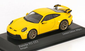 ~j`vX 1/43 |VF 911 GT3 2020 CG[ 100Minichamps 1:43 Porsche 911 GT3 2020 yellow Limited Edition 100 pcs