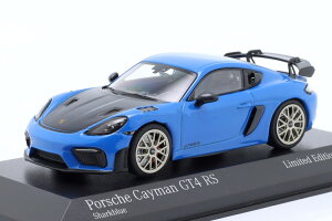 ~j`vX 1/43 |VF 718 (982) PC} GT4 RS 2021 V[Nu[ / lIW 200Minichamps 1:43 Porsche 718 (982) Cayman GT4 RS 2021 sharkblue / Neodymium rims Limited Edition 200 pcs