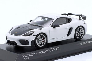 ~j`vX 1/43 |VF 718 (982) PC} GT4 RS 2021 zCg/Vo[ 200Minichamps 1:43 Porsche 718 (982) Cayman GT4 RS 2021 white / silver rims Limited Edition 200 pcs
