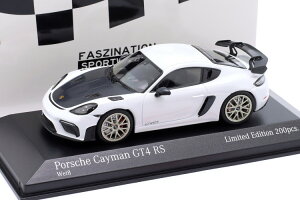 ~j`vX 1/43 |VF 718 (982) PC} GT4 RS 2021 zCg / lIW 200Minichamps 1:43 Porsche 718 (982) Cayman GT4 RS 2021 white / Neodymium rims Limited Edition 200 pcs