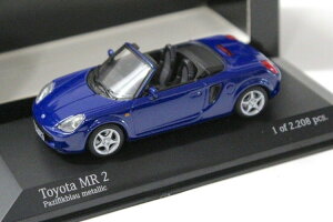 ~j`vX 1/43 g^ MR2 JuI pVtBbN u[Minichamps 1:43 Toyota MR2 Cabriolet Pacific Blue
