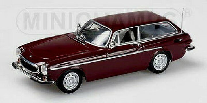 楽天市場】ミニチャンプス 1/43 ボルボ P1800 ES 1972 ダークレッド  