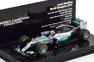 ~j`vX 1/43 ZfX AMG W06 nCubh [h`sI 2015 n~gMinichamps 1:43 Mercedes-AMG W06 Hybrid World Champion 2015 Hamilton World Champions Collection