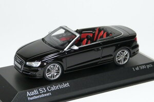 ~j`vX 1/43 AEfB S3 JuI 2013 ubNMinichamps 1:43 Audi S3 Cabriolet 2013 black