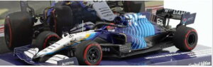 ミニチャンプス 1/43 ウィリアムズ FW43B #63 バーレーンGP フォーミュラ1 2021 ジョージ・ラッセル 444台限定Minichamps 1:43 Williams FW43B #63 Bahrain GP formula 1 2021 George Russell Limitation 444 pcs.